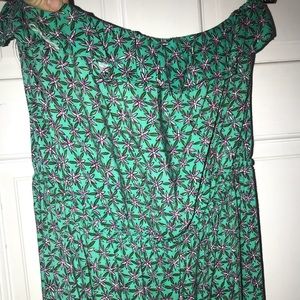 Floral strapless dress